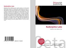 Radonjićko Lake kitap kapağı