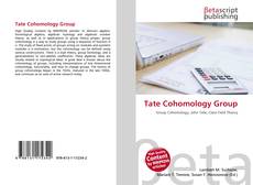Обложка Tate Cohomology Group