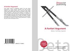A Fortiori Argument kitap kapağı