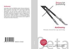 Antinomy kitap kapağı