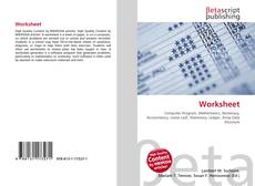 Portada del libro de Worksheet