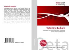 Couverture de Valentino Balboni