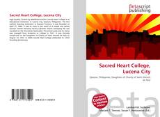 Capa do livro de Sacred Heart College, Lucena City 