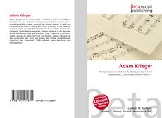 Couverture de Adam Krieger