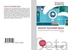 Second- Countable Space kitap kapağı