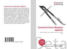 Canonical Form (Boolean algebra) kitap kapağı