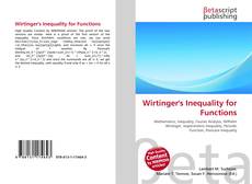 Couverture de Wirtinger's Inequality for Functions