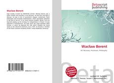 Wacław Berent kitap kapağı