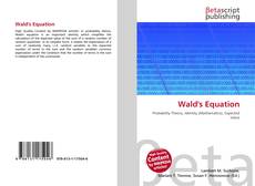 Capa do livro de Wald's Equation 