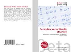 Bookcover of Secondary Vector Bundle Structure