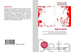 Adam Bock kitap kapağı