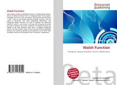 Walsh Function kitap kapağı