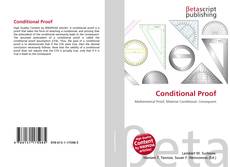 Conditional Proof kitap kapağı
