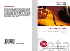 Buchcover von Valentino Siani