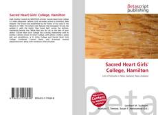 Capa do livro de Sacred Heart Girls' College, Hamilton 