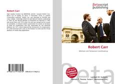 Buchcover von Robert Carr
