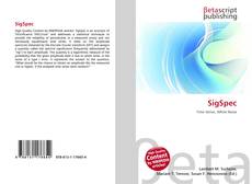 Buchcover von SigSpec