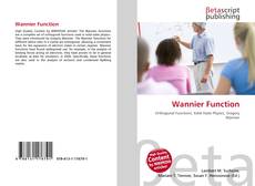 Borítókép a  Wannier Function - hoz