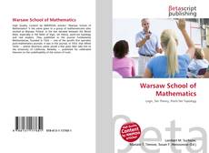 Warsaw School of Mathematics kitap kapağı