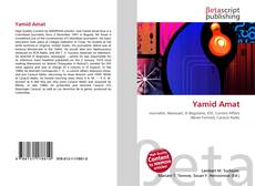 Couverture de Yamid Amat