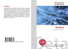 Portada del libro de Racková
