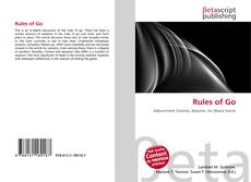 Bookcover of Rules of Go