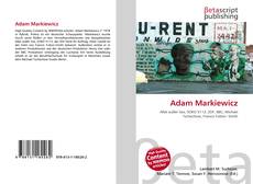 Capa do livro de Adam Markiewicz 