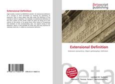 Capa do livro de Extensional Definition 