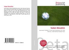 Portada del libro de Valeri Broshin
