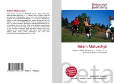 Portada del libro de Adam Matuschyk