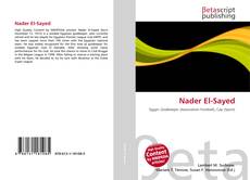 Capa do livro de Nader El-Sayed 