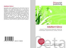 Capa do livro de Adalbert Görcz 