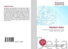 Portada del libro de Adalbert Hahn