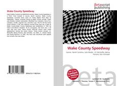 Portada del libro de Wake County Speedway