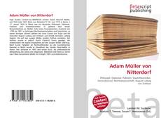 Copertina di Adam Müller von Nitterdorf