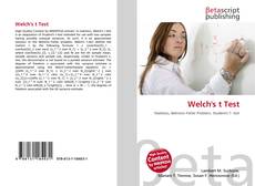 Copertina di Welch's t Test