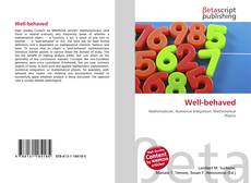 Portada del libro de Well-behaved