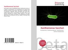 Xanthomonas Sacchari的封面