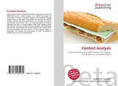 Portada del libro de Context Analysis