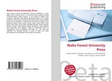 Portada del libro de Wake Forest University Press