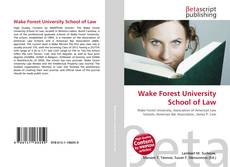 Portada del libro de Wake Forest University School of Law