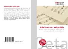 Portada del libro de Adalbert von Kéler-Béla