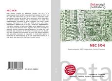 Portada del libro de NEC SX-6