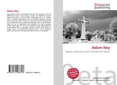 Portada del libro de Adam Ney