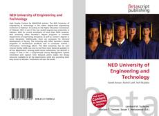 Portada del libro de NED University of Engineering and Technology