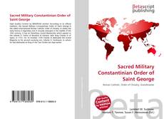 Buchcover von Sacred Military Constantinian Order of Saint George
