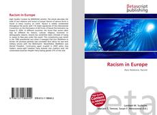 Portada del libro de Racism in Europe