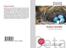 Portada del libro de Rufous Hornbill