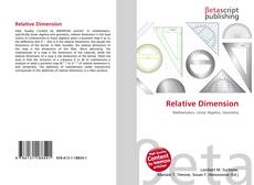 Copertina di Relative Dimension