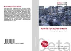 Portada del libro de Rufous Flycatcher-thrush